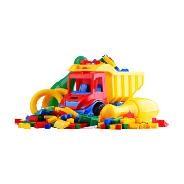 Construction Truck with Blocks Play Set